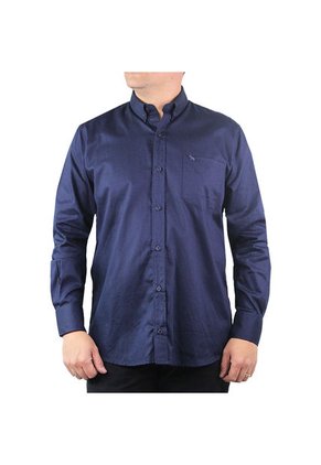 Camisa Unicolor Lec Lee Azul Oscuro