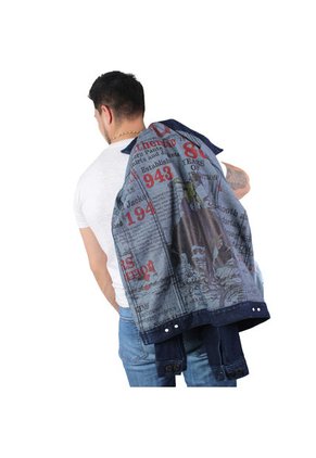 Chaqueta En Denim Estampada 80 Años Lec Lee