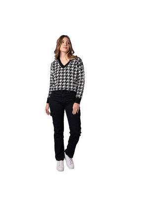 Jean Cargo Fit Para Mujer Lec Lee - Negro