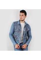 Chaqueta En Denim Estampada 80 Años Lec Lee de Lec Lee