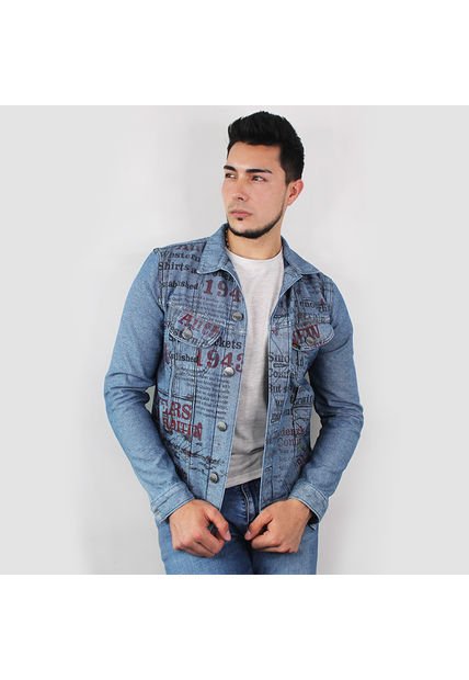 Chaqueta En Denim Estampada 80 Años Lec Lee