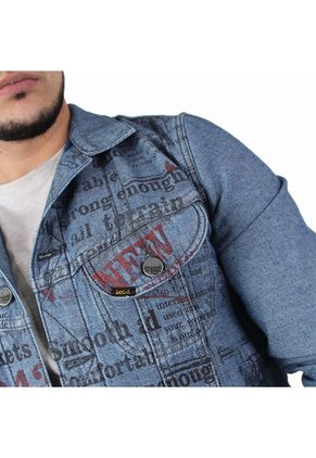 Chaqueta En Denim Estampada 80 Años Lec Lee