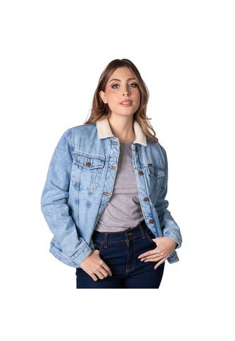 CHAQUETA OVEJERA EN DENIM MUJER LEC LEE Lec Lee