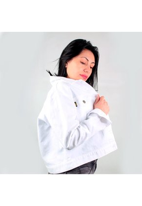 Chaqueta Clásica Mujer Lec Lee Blanco