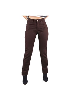 Pantalón Dril Para Mujer Lec Lee - Cafe