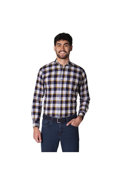 Camisa A Cuadros Para Hombre Lec Lee
