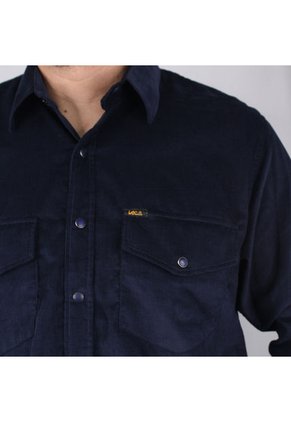 Camisa En Pana Para Hombre Lec Lee - Azul