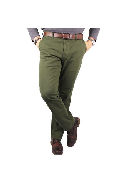 Pantalón En Dril Acanalado Hombre Lec Lee