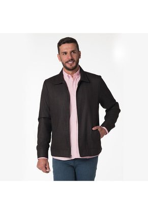 Chaqueta Cuadros Para Hombre Lec Lee - Café