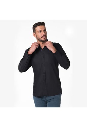 Camisa Para Hombre Lec Lee - Negro