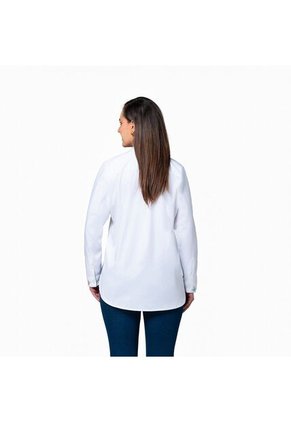 Blusa Mujer Cuello Nerú Lec Lee Blanca Con Bordado