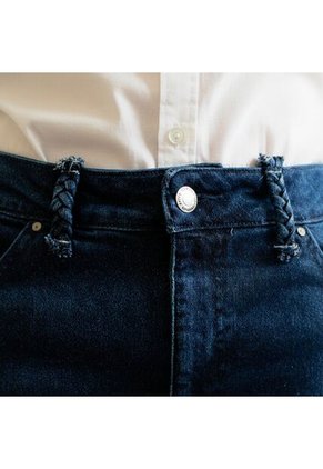 Jean Mujer Straid Lec Lee Azul Oscuro