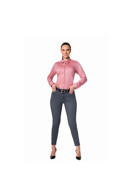 Blusa Cuello Camisero Para Mujer