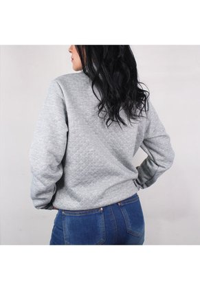 Saco Cuello Alto Para Mujer Lec Lee - Gris