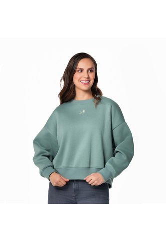Buzo Cuello Redondo Para Mujer Lec Lee - Verde Esmeralda Lec Lee