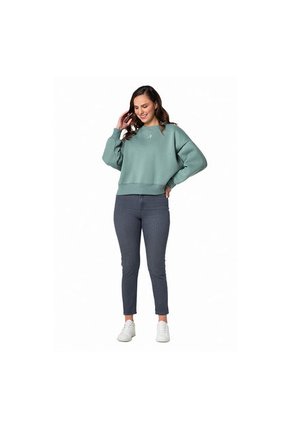 Buzo Cuello Redondo Para Mujer Lec Lee - Verde Esmeralda