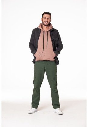 Jean Cargo Relaxed Para Hombre