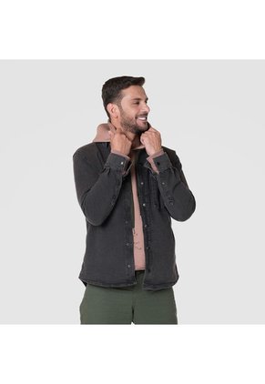 Camichaqueta Denim Gris Oscuro