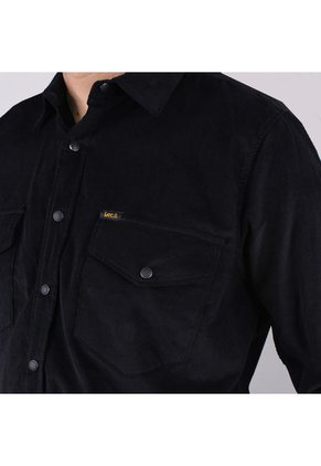Camisa En Pana Hombre Lec Lee Negro Negro/L