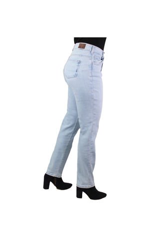 Jean Tiro Medio Para Mujer Mujer Lec Lee Índigo Claro Lec Lee