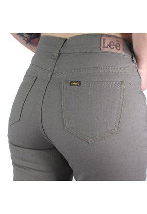 Pantalón Dril Para Mujer Lec Lee - Verde Claro