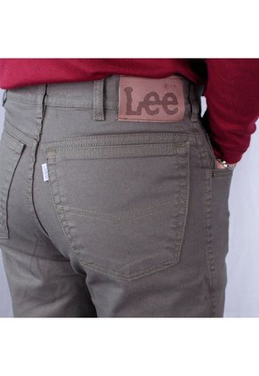 Pantalón Confort Straid Hip Para Hombre Lec Lee - Verde Claro