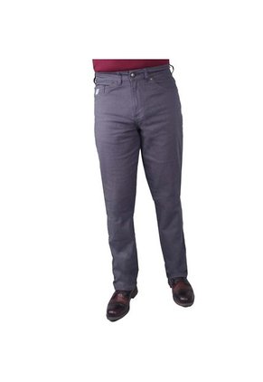 Pantalón Confort Straid Hip Para Hombre Lec Lee - Gris Oscuro