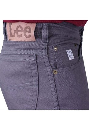 Pantalón Confort Straid Hip Para Hombre Lec Lee - Gris Oscuro