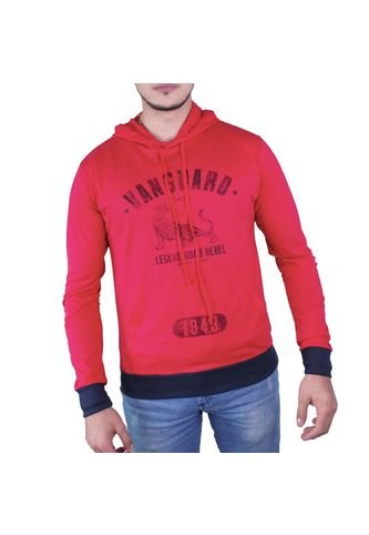 Buzo Con Capota Vanguard Para Hombre Lec Lee - Rojo Lec Lee