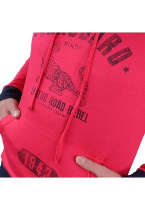 Buzo Con Capota Vanguard Para Hombre Lec Lee - Rojo