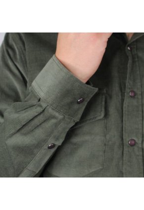 Camisa En Pana Lec Lee - Verde Pardo