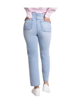 Jean Cropped Para Mujer Color Azul Claro