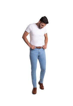 Jean Trim Para Hombre Color índigo Claro 34