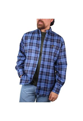 Camisa Leñadora Para Hombres Lec Lee - Azul