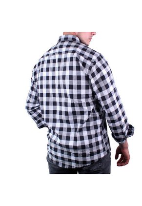 Camisa Cuadros Hombre Lec Lee Negro