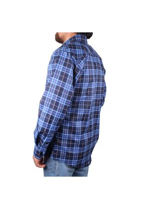 Camisa Leñadora Para Hombres Lec Lee - Azul