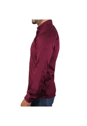 Camisa Para Hombre Lec Lee- Vinotinto