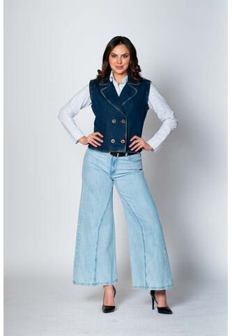 Chaleco Índigo Para Mujer Lec Lee XL Lec Lee