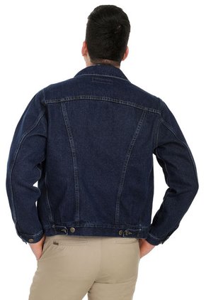Chaqueta Índigo Oscuro De Jean Basic Lec Lee