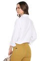 Blusa Blanca Basic Manga Larga Lec Lee de Lec Lee