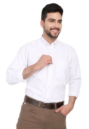 Camisa Blanca Manga Larga Lec Lee