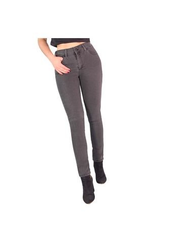 Lec Lee - Jean Skinny Fit Para Mujer Lec Lee - Gris Medio