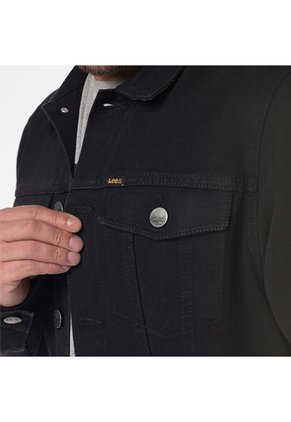 Chaqueta En Denim Clásica Renovada Lec Lee Negro