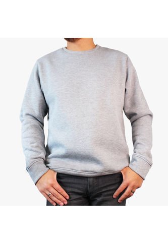 Buzo Unicolor Hombre Lec Lee Gris Claro Lec Lee