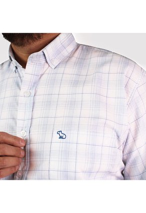 Camisa Casual Hombre Lec Lee Azul Claro