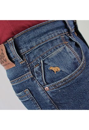 Jean Para Hombre Lec Lee Índigo Oscuro