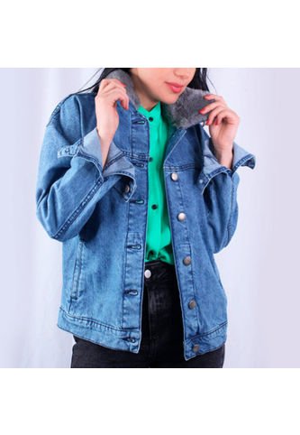 Chaqueta En Denim Lec Lee Índigo Claro Lec Lee