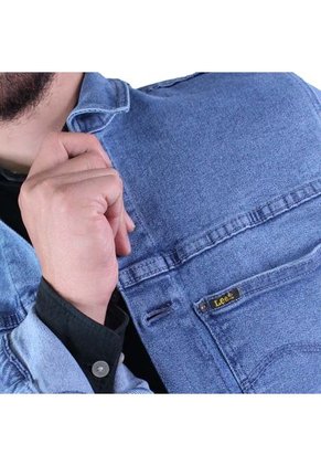 Chaqueta Bolsillo Onda Americana Para Hombre Lec Lee