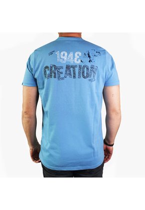 Camiseta Cuello Redondo Hombre Lec Lee Hortensia