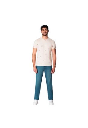 Camiseta Slim Hombre Lec Lee Beige